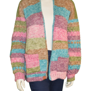 Alternative view of CALYPSO BLOOM BUBBLE SLEEVE CARDIGAN