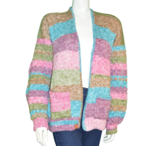 CALYPSO BLOOM BUBBLE SLEEVE CARDIGAN